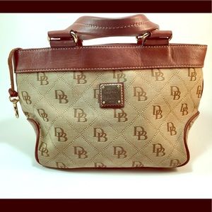 Small Canvas Dooney and Bourke Handbag